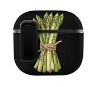 Bunch of Asparagus Cute Case Compatible with AirPods 4 Protective Cover with Automatic Lock