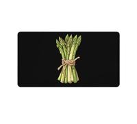 Bunch of Asparagus Cute Gaming Mousepad Rubber Base Desk Mat for Home Office Laptop Computer