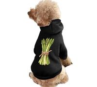 Bunch of Asparagus Funny Dog Hoodie Sweatshirts Pet Pullover Puppy Cats Clothes for Small Medium Large
