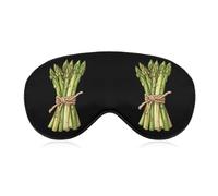 Bunch of Asparagus Funny Eye Mask for Sleep with Adjustable Strap Blocks Light Eye Shade Cover