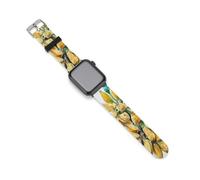 Bunch of Bananas on Tree Silicone Watch Strap Compatible with IWatch Adjustable Sports Band Unisex 42mm/44mm