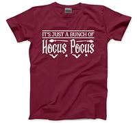 Bunch of Hocus Pocus - Kids T-Shirt - Halloween Spooky Witch 12-13 Years Maroon