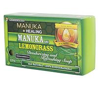 BunchaFarmers All Natural 100% Biodegradable Healing Manuka Honey and Lemongrass Deodorizing and Refreshing Soap Bar (Made in Canada)