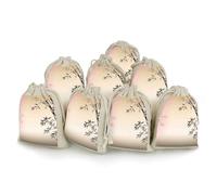 Bunches Pocket, Bamboo And Sakura Tree Zen Printed Flower Bag,thickened Bunches Pocket,portable Bunches Pocket,small Bunches Pocket 8-pack