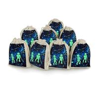Bunches Pocket, Glow in The Dark Printed Flower Bag,thickened Bunches Pocket,portable Bunches Pocket,small Bunches Pocket 8-pack