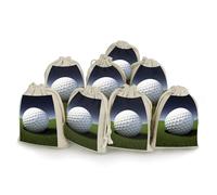 Bunches Pocket, Golf Ball Printed Flower Bag,thickened Bunches Pocket,portable Bunches Pocket,small Bunches Pocket 8-pack