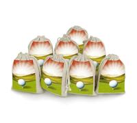 Bunches Pocket, Golf Sport Printed Flower Bag,thickened Bunches Pocket,portable Bunches Pocket,small Bunches Pocket 8-pack