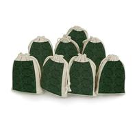 Bunches Pocket, Green Pattern Printed Flower Bag,thickened Bunches Pocket,portable Bunches Pocket,small Bunches Pocket 8-pack