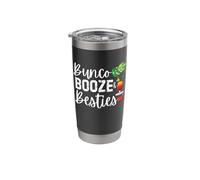 Bunco Booze and Besties Bunco Babes Squad Matching Night Stainless Steel Insulated Tumbler