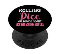 Bunco Game Set Tee Rollin' Dice Party Gambling Night PopSockets Adhesive PopGrip