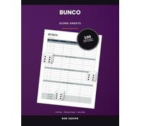 Bunco Score Sheets