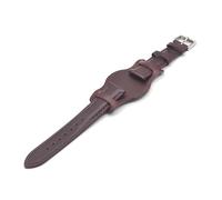 Bund Embroidered Genuine Leather Strap Compatible with Khaki Field Watches CH2592 CH2564 CH2565 CH2891CH3051 Black Brown 18mm 20mm 22mm Vintage Classic, 22mm, Nylon, No Gemstone
