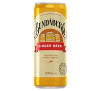 Bundaberg Ginger Beer Craft Brewed Soft Drink, 24 Pack, 250ml Cans