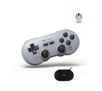 (Bundle 2, Gray with Bag) AKNES 8BitDo SN30 Pro Game Controller for Nintendo Switch Android MacOS