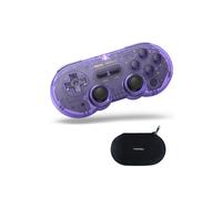 (Bundle 2, Purple with Bag) AKNES 8BitDo SN30 Pro Game Controller for Nintendo Switch Android MacOS