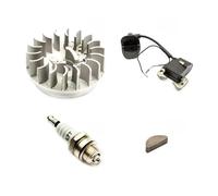Bundle - 3 Items: Flywheel + Coil + Spark Plug for Mini Moto 49cc