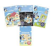 Bundle Bear Bluey Activity Set - Aqua Magic, Bluey Activity Book, Scratch Art Pad & Colouring Set - Fun Bluey Toys for Kids - Mess-Free & Creative Play