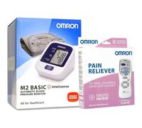 Bundle Bundle Omron M2 Basic Blood Pressure Monitor & Pain Reliever E2