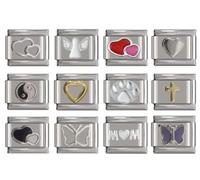 Bundle Charms 9 | 12pcs 9mm Italian Charms | UK stock