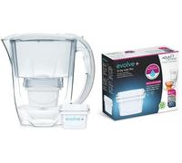 BUNDLE DEAL Aqua Optima Water Filter Jug & 6 Pack Evolve+ 30 Day Water Filters