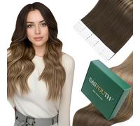 Bundle Easyouth Brown Balayage Tape Hair Extensions #2/6/18 Tape in Human Hair Extensions 16 and 18 Inch Total 80g 40pcs Tape in Hair Extensions Human Hair Offer Natural Look