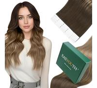 Bundle Easyouth Brown Balayage Tape Hair Extensions #2/6/18 Tape in Human Hair Extensions 22 and 24 Inch Total 100g 40pcs Tape in Hair Extensions Human Hair Offer Natural Look