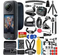 Bundle It Better Insta360 X5 - Waterproof 8K 360° Action Camera + 50-in-1 Accessory Kit + 128GB Card + More