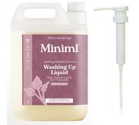 Bundle - Miniml Eco Washing Up Liquid - Wild Rhubarb & Lemon - 5L Refill and 5L Pump