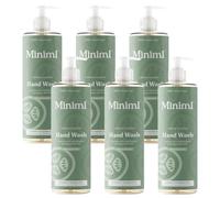 Bundle - Miniml Natural Hand Wash - Calming Cucumber - 400ml - Vegan and Vruelty Free - Pack of 6