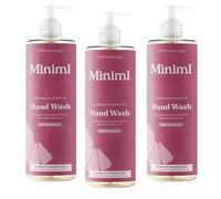 Bundle - Miniml Natural Hand Wash - Uplifting Pink Grapefruit - 400ml - Vegan and Vruelty Free - Pack of 3