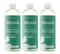 Bundle - Miniml Toilet Cleaner - Refreshing Mint 750ml, Removes Limescale & Grime, Natural Ingredients, Vegan & Cruelty-Free - 3x 750ml bottles