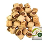 Bundle Multipack - Munch & Crunch Meaty Rolls Snacks for Dogs - 3 x 300g Dog Biscuit Treats Meaty Bites - Made in UK Complimentary Dry Food for Dogs - With a Kerhoot Happy & Healthy Dog Care Booklet