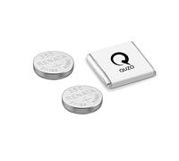 Bundle of 2 x Renata 350 Watch Battery 1.55v SR1136W + Quzo Belgian Chocolate - Official Renata Watch Batteries