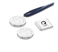 Bundle of 2x Renata 317 Batteries and Specialist Installation Tweezers and Quzo Belgian Chocolate