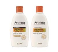 Bundle of Aveeno hydrating oat milk scalp soothing shampoo for dry hair 300ml + Aveeno Hydrating Oat Milk Scalp Soothing Conditioner for Dry Hair 300ml