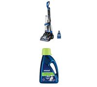 Bundle of BISSELL PowerWash Compact, Carpet Cleaner for Stains & Odours, 600W, Corded,76 dBa, 4055E + Bissell Wash & Protect Pet Carpet Cleaner Solution, Upholstery Shampoo1.5 L, 1087N
