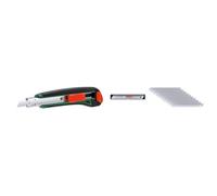 Bundle of Bosch Snap-Off Knife 9 mm (Accessory Hand Tool) + Bosch Snap-Off Blades 9 mm 10-Piece (Accessory Hand Tool)