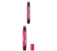 Bundle of Burt's Bees Lip Shimmer Fig + Burt's Bees Lip Shimmer Rhubarb, Moisturising Tinted Lip Shimmers with Peppermint Oil, 100% Natural Origin, 2 x 2.55g