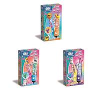 Bundle of Clementoni Idea - Create Your Highlighters: Crazy Summer, Personalised Highlighter Lab, Creative Kit for Children 6+ Years