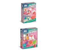 Bundle of Clementoni IDEA Nail Polish Maker, Polush Maker Kit for Girls 8+ Years, 75117 + Clementoni IDEA Create Your Own Lip Balm, Lip Balm Maker for Girls 8+ Years, 75118