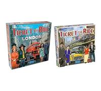 Bundle of Days of Wonder | Ticket to Ride London + Ticket to Ride New York | Board Game | Ages 8+ | For 2 to 4 players | 10-15 Minutes Playing Time