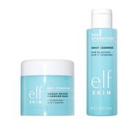 Bundle of e.l.f. SKIN Holy Hydration Makeup Melting Cleansing Balm, Face Cleanser and Makeup Remover, Infused with Hyaluronic Acid to Hydrate Skin, Vegan and Cruelty-Free