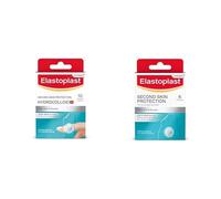 Bundle of Elastoplast Hydrocolloid Wound Plasters Small (10 Bandages) and Elastoplast Second Skin Protection Plasters (6 Pieces)