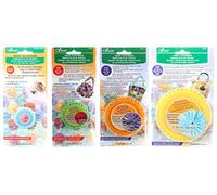 Bundle of Four (4) Quick Yo-Yo Makers: Extra Small (makes 3/4" yo-yos), Small (makes 1.25" yo-yos), Large (makes 1.75" yo-yos), and Extra Large (makes 2-3/8" yo-yos)