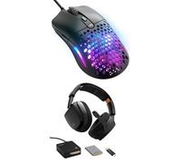 Bundle of GLORIOUS Model O Eternal Wired Gaming Mouse (Black) + GLORIOUS GHS Wireless InfinitePlay - Gaming Headset - PC, PS5, PS4 - Black
