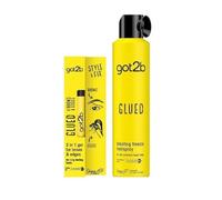 Bundle of got2b Glued Eyebrow Gel 16ml + got2b Glued Hairspray, Blasting Freeze Spray, 300 ml