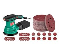 Bundle of HYCHIKA 300W Orbital Sander + 100pcs 125mm Sanding Discs