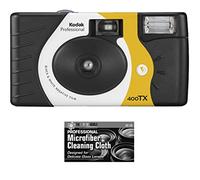 Bundle of Kodak Tri-X 400 Single-Use Flash Camera (27 Exposures) with Microfiber Cloth