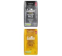 Bundle of LAILA Gold Basmati Rice(Brick Pack) 1Kg + Laila Xtra Long Basmati Rice 1Kg
