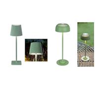 Bundle of LuminexDesigns Cordless Rechargeable LED Table Lamp Green